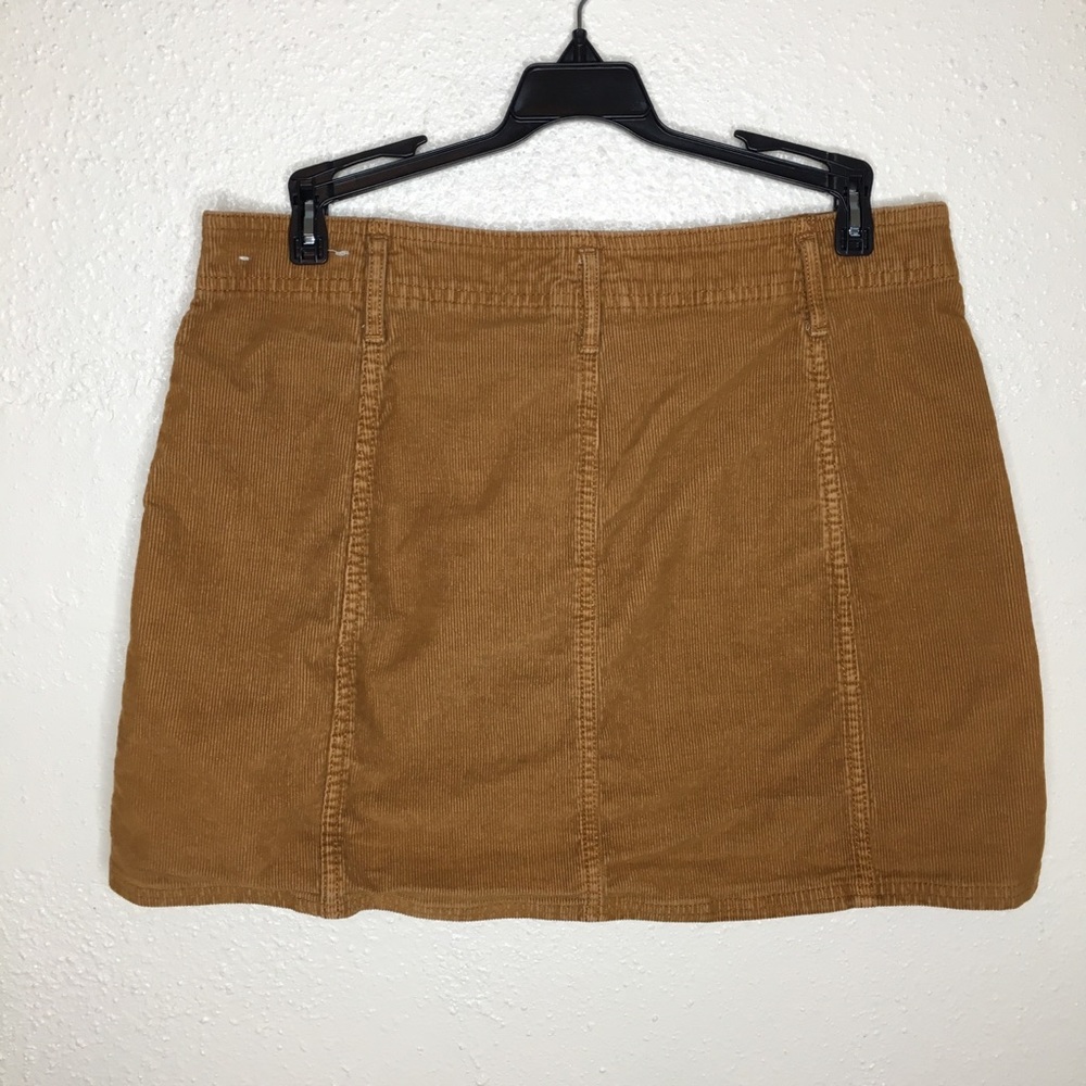 American Eagle Super Stretch Hi-Rise A-Line Corduroy Mini Skirt 8 - Picture 4 of 4
